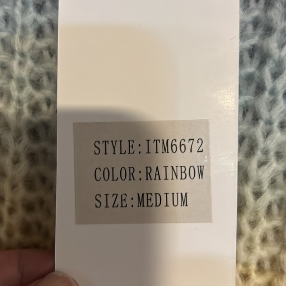 New with tags 143 story by line up Pastel Ombré Sweater - Picture 4 of 4